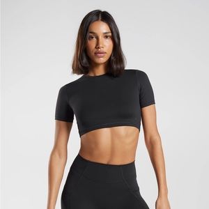 Whitney Simmons x Gymshark v5 | Crop Top | Black
